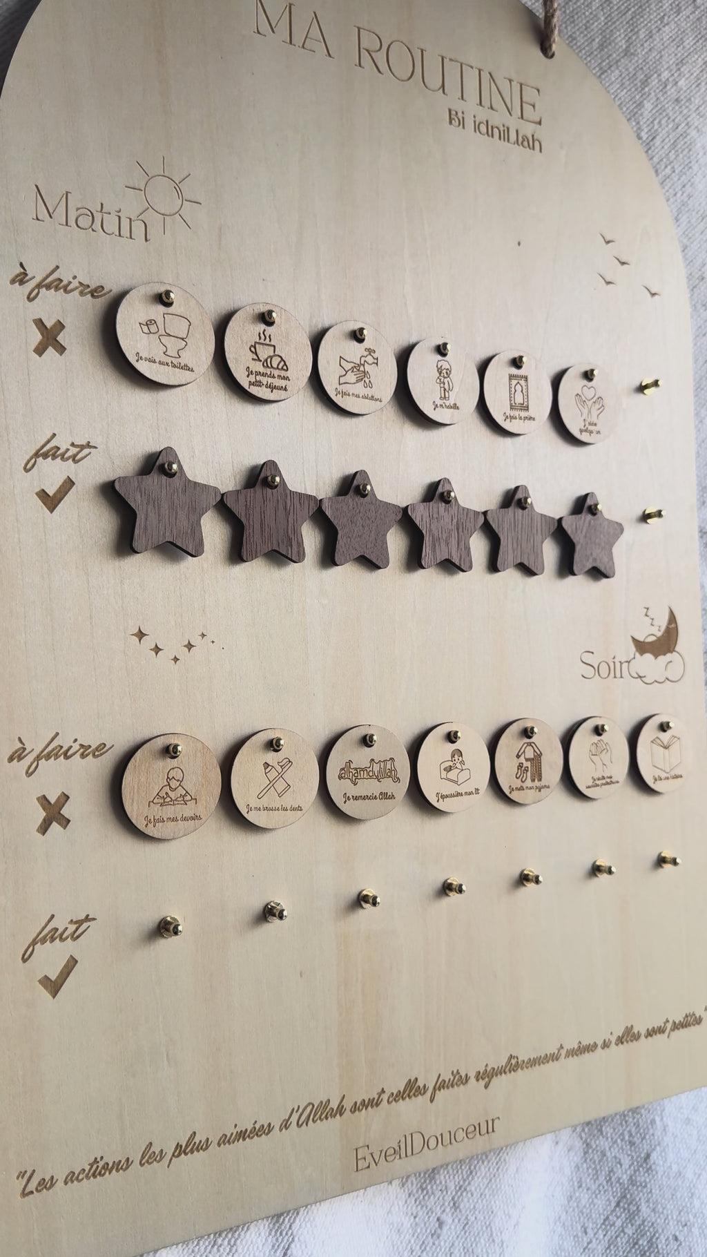 Tableau de routine